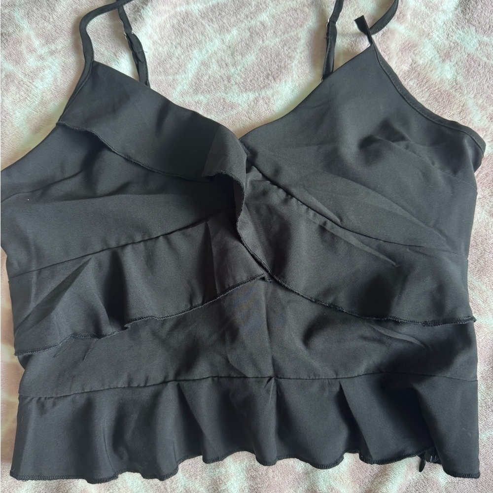 Elegant Black Women's Top